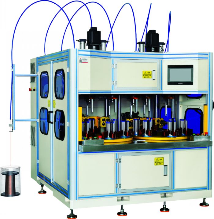六頭十二工位雙轉(zhuǎn)盤繞線機(jī)